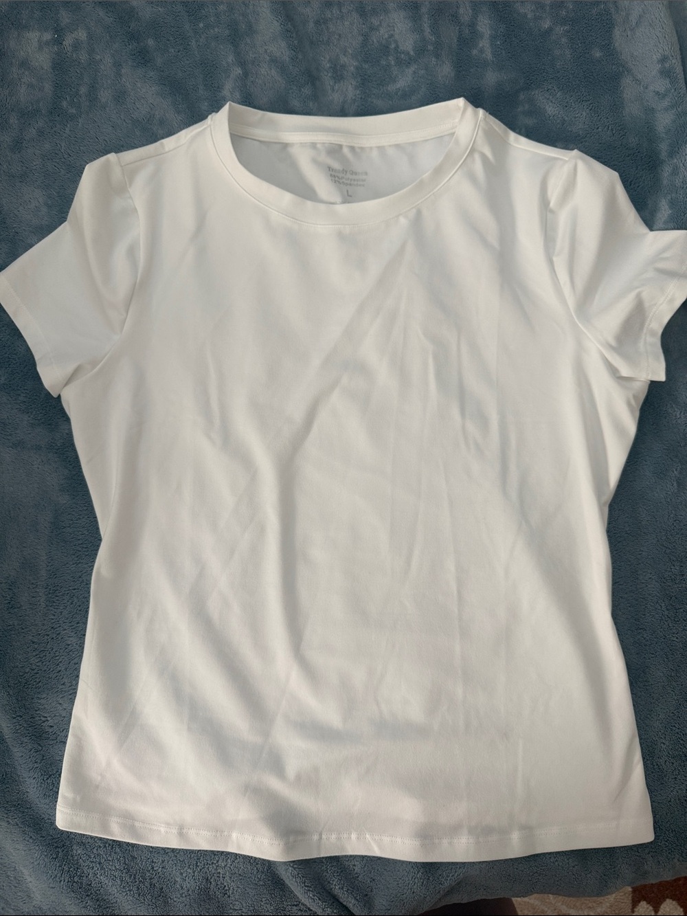 Amazon Women's White Short Sleeve Crew Tee
